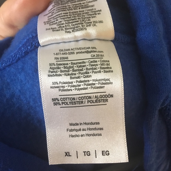 Knights of Columbus blue zip up hoodie - Picture 3 of 3